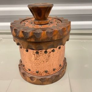 Handmade wood decorative box